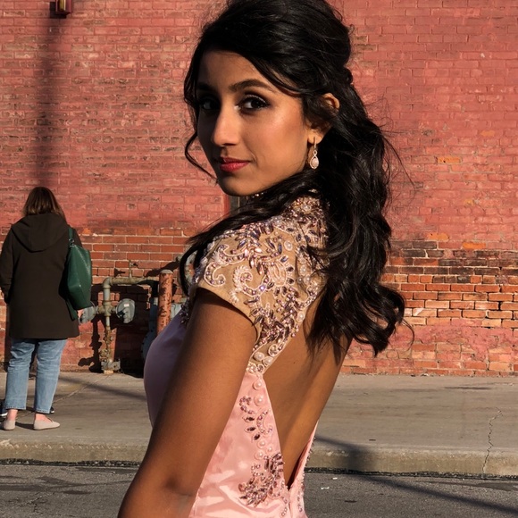 Sherri Hill Pink Princess Flare Prom Paegent Dress - Picture 3 of 3